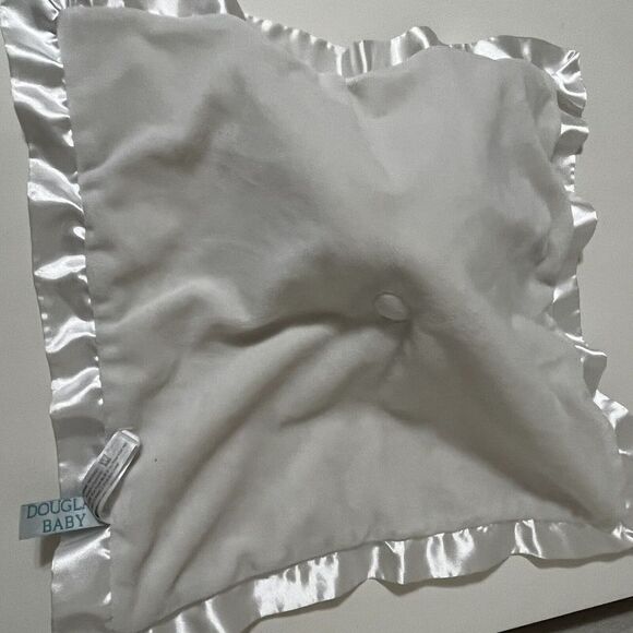 Douglas Baby Lil' Snugglers Security Blanket Yellow Doll Bear Bees Lovey Satin - Picture 12 of 12